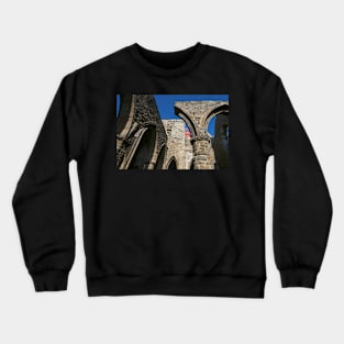 St Mathieu - Le Phare et les Ruines de l'Abbaye Crewneck Sweatshirt